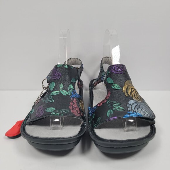 Alegria Viki Workwomanship Women's Embossed Sandals VIK-839 US Size 7 EU 37 - Picture 3 of 8